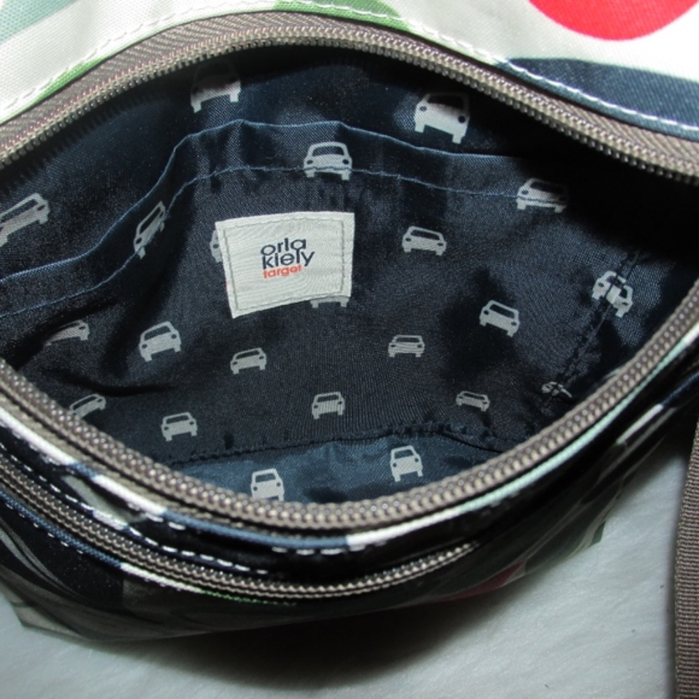 Orla Kiely Acron Cup Multi-Color Print Crossbody - Picture 7 of 8